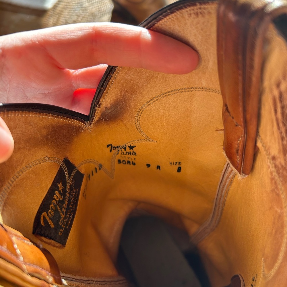 Vintage Tony Lama cowboy boots - Picture 4 of 4